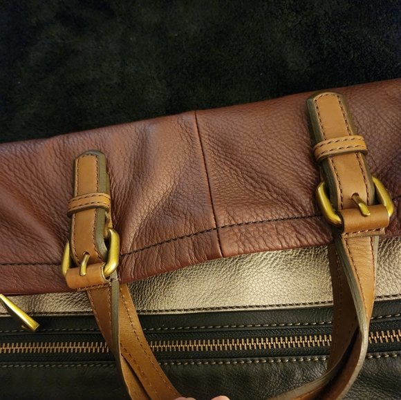 Fossil Explorer Leather Tote - Picture 7 of 8